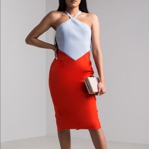 NWOT Ammo Color Block Midi Dress